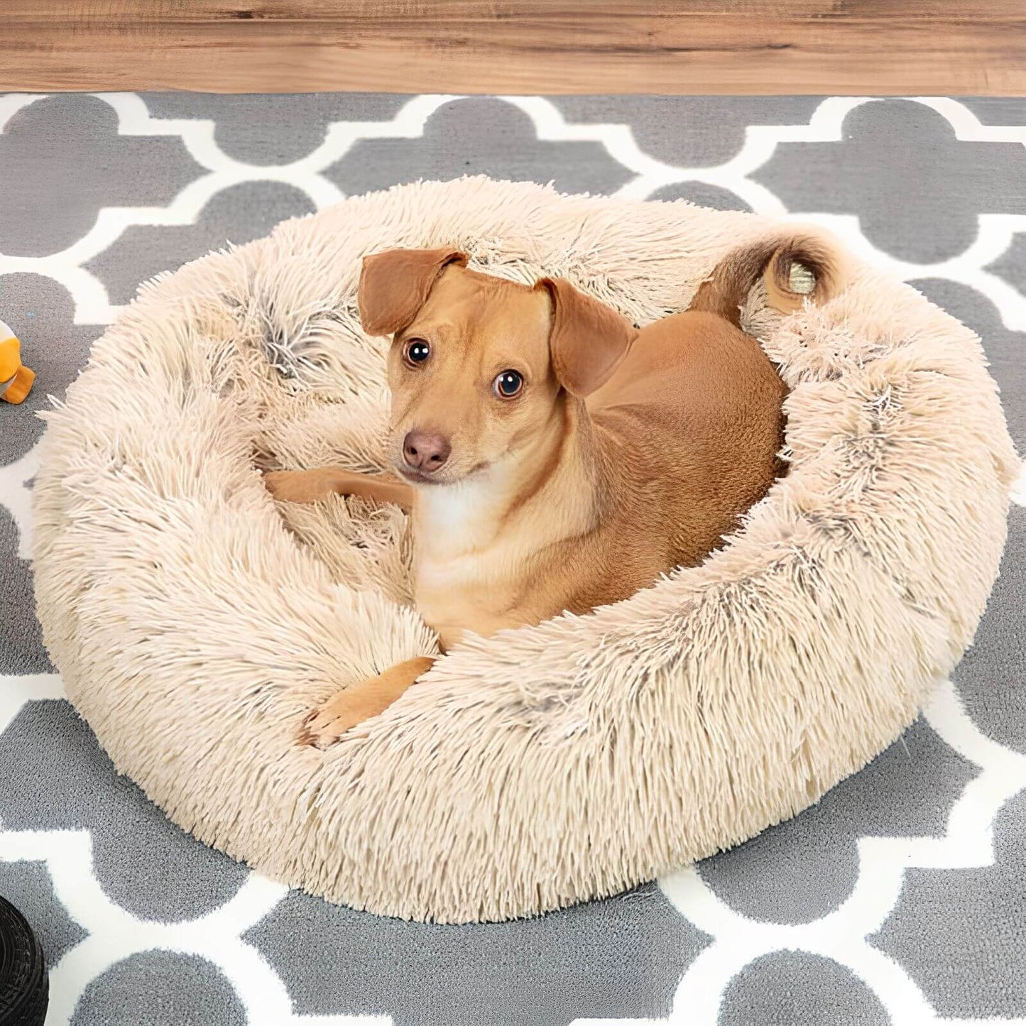 Kuschel-Hundebett - Weiches, beruhigendes Bett