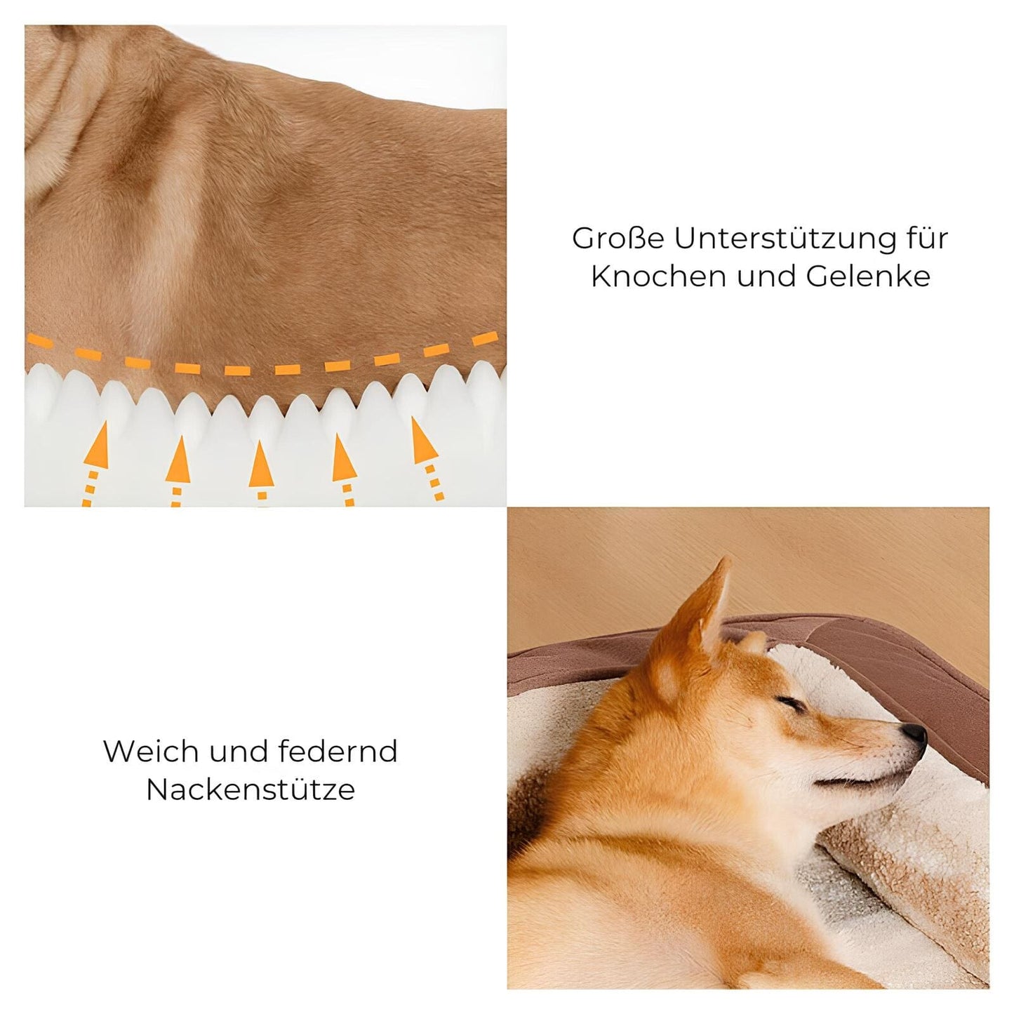 modernes-hundebett-orthopädisches-hundesofa-kunstlammfell-komfort-stil-happyhunde