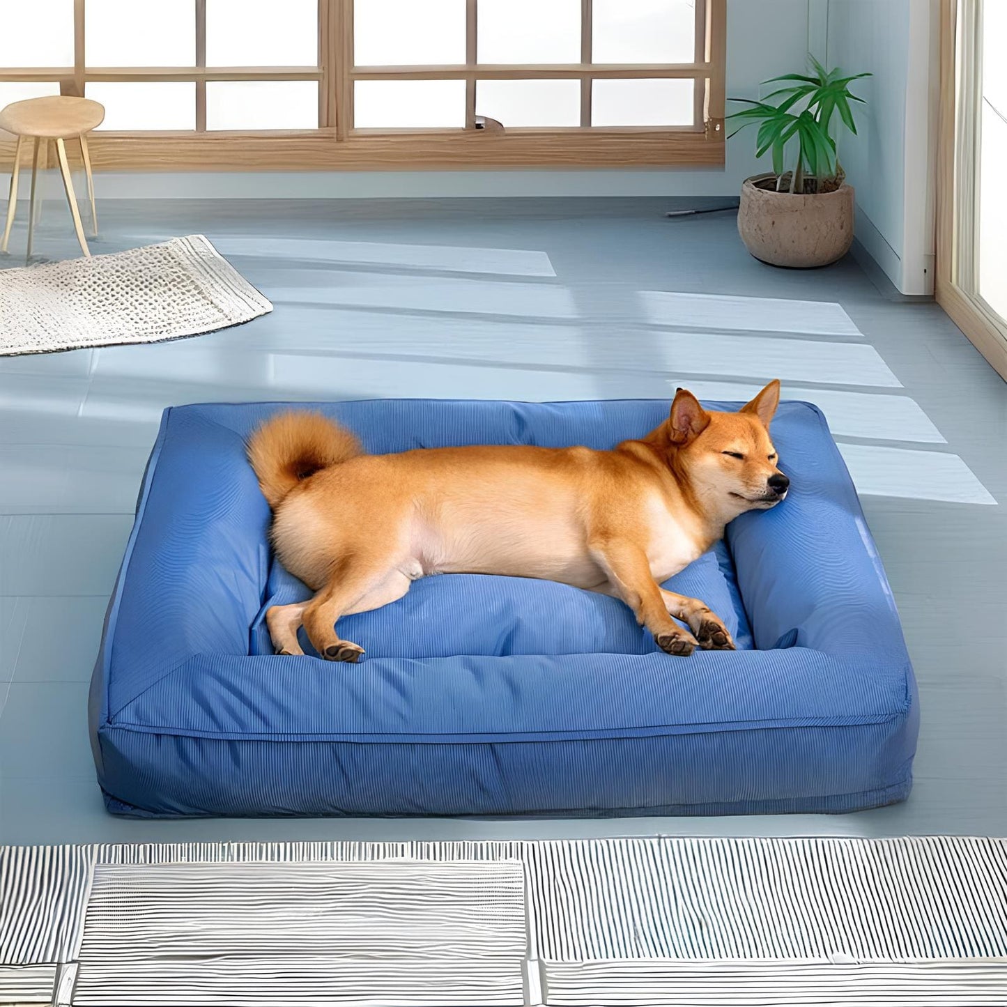 orthopaedisches-hundebett-anti-angst-wasserdicht-rundum-komfort-happyhunde