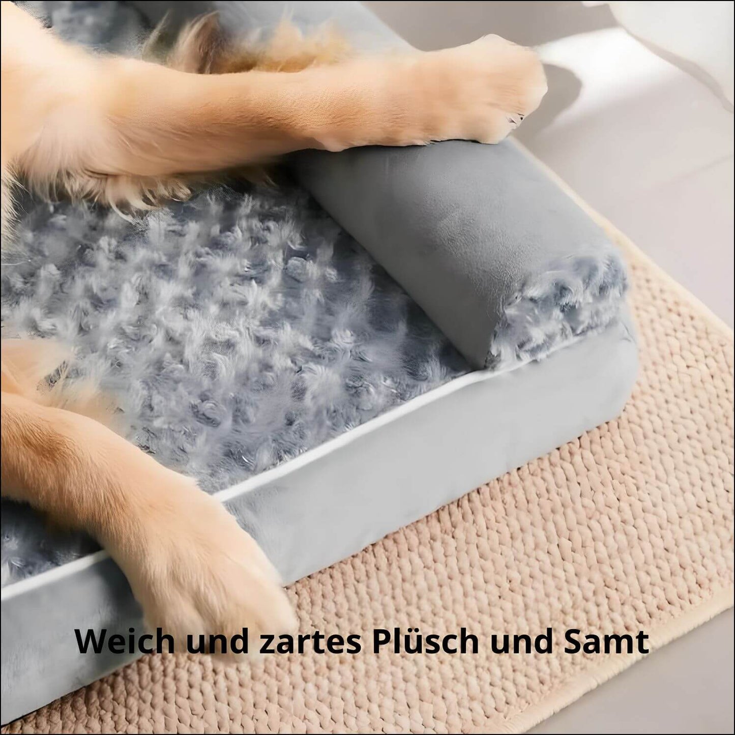 Sam Orthopädisches Wasserdichtes Hundebett - Grau