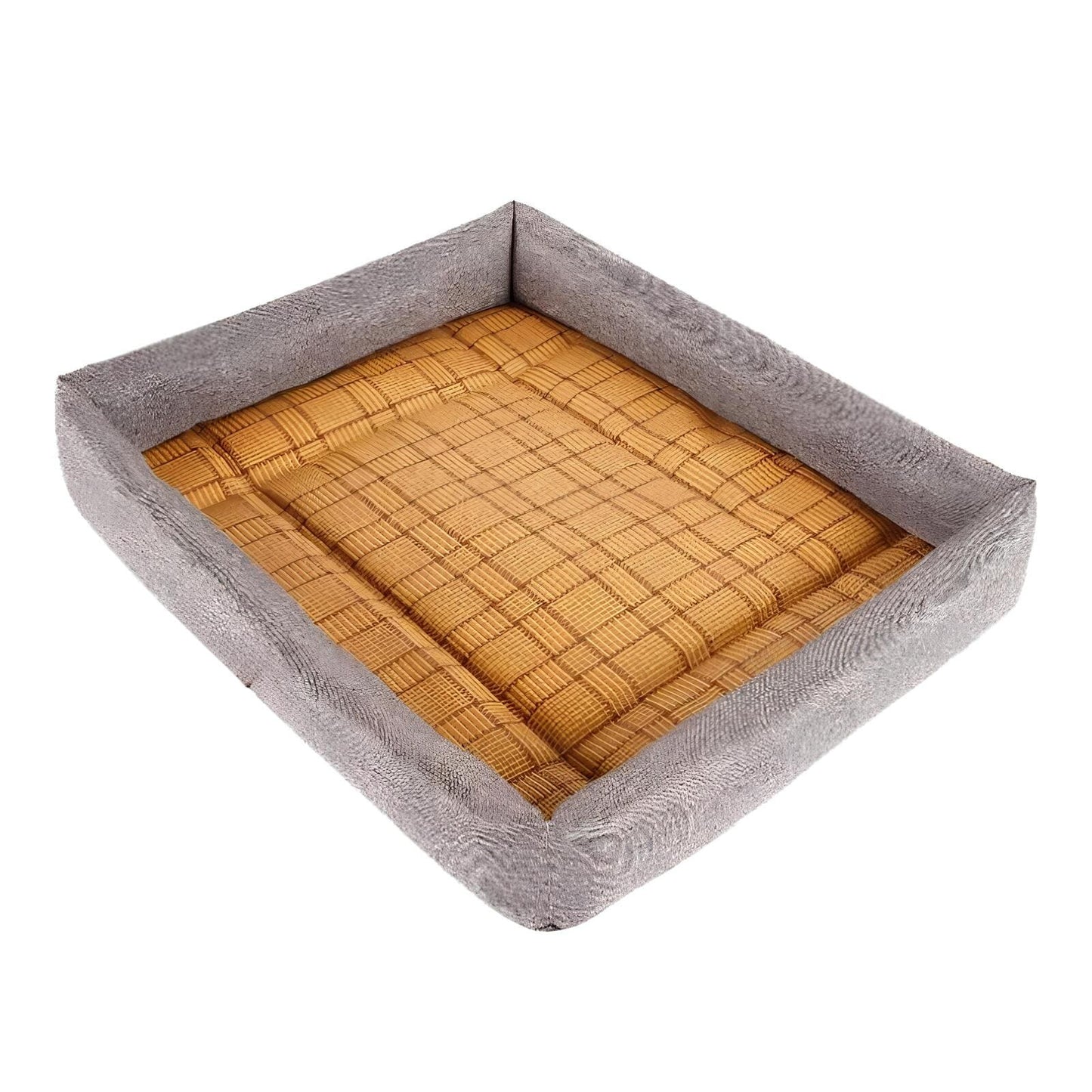 weiches-rechteckiges-hundebett-fuer-hunde-pluesch-oxford-gewebe-komfort-langlebig-happyhunde