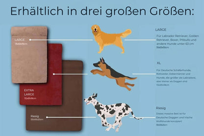 HappyHunde - Orthopädisches Hundebett für große Hunde