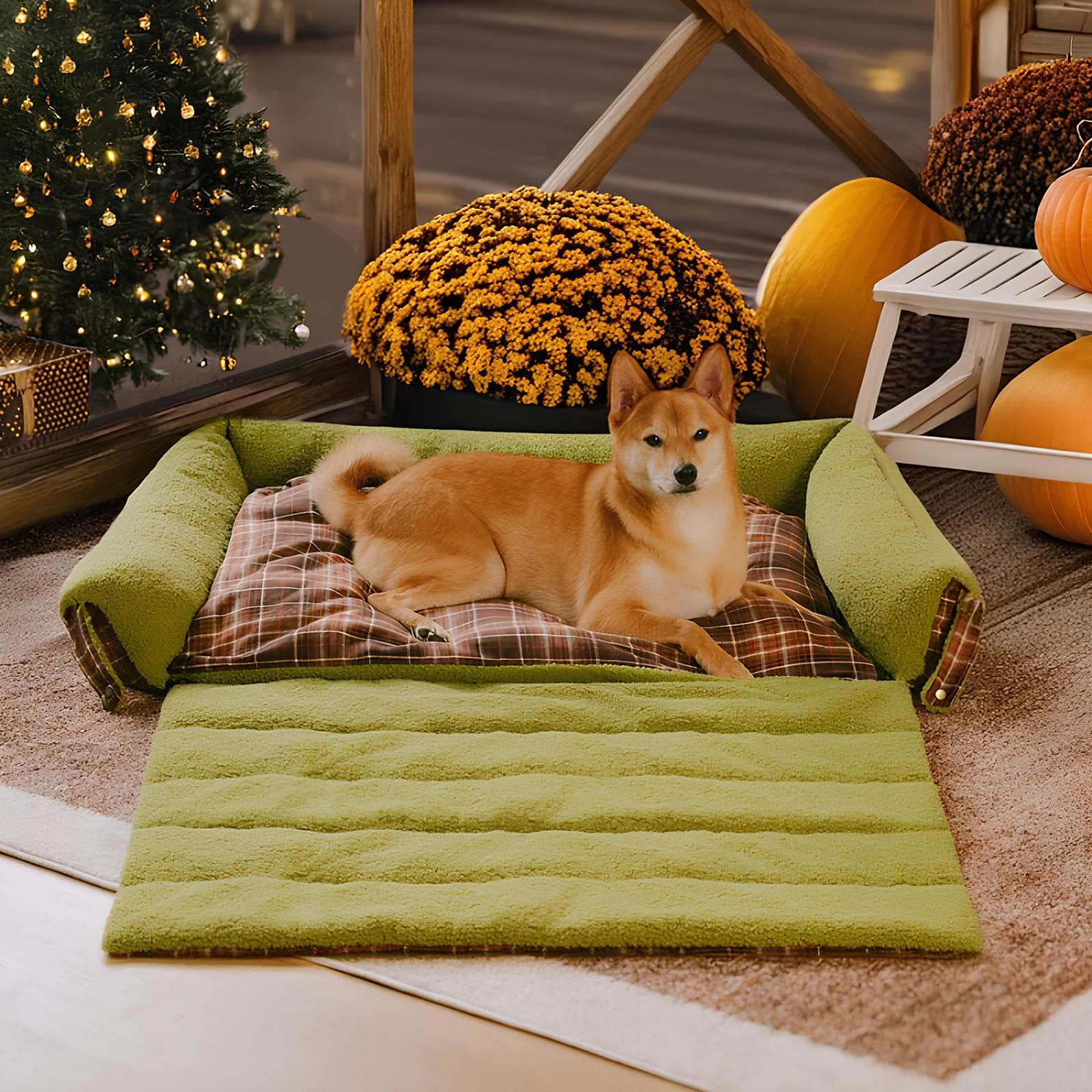 avocuddle-hundebett-faltbares-waschbares-tartan-deckenbett-happyhunde