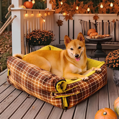 avocuddle-hundebett-faltbares-waschbares-tartan-deckenbett-happyhunde