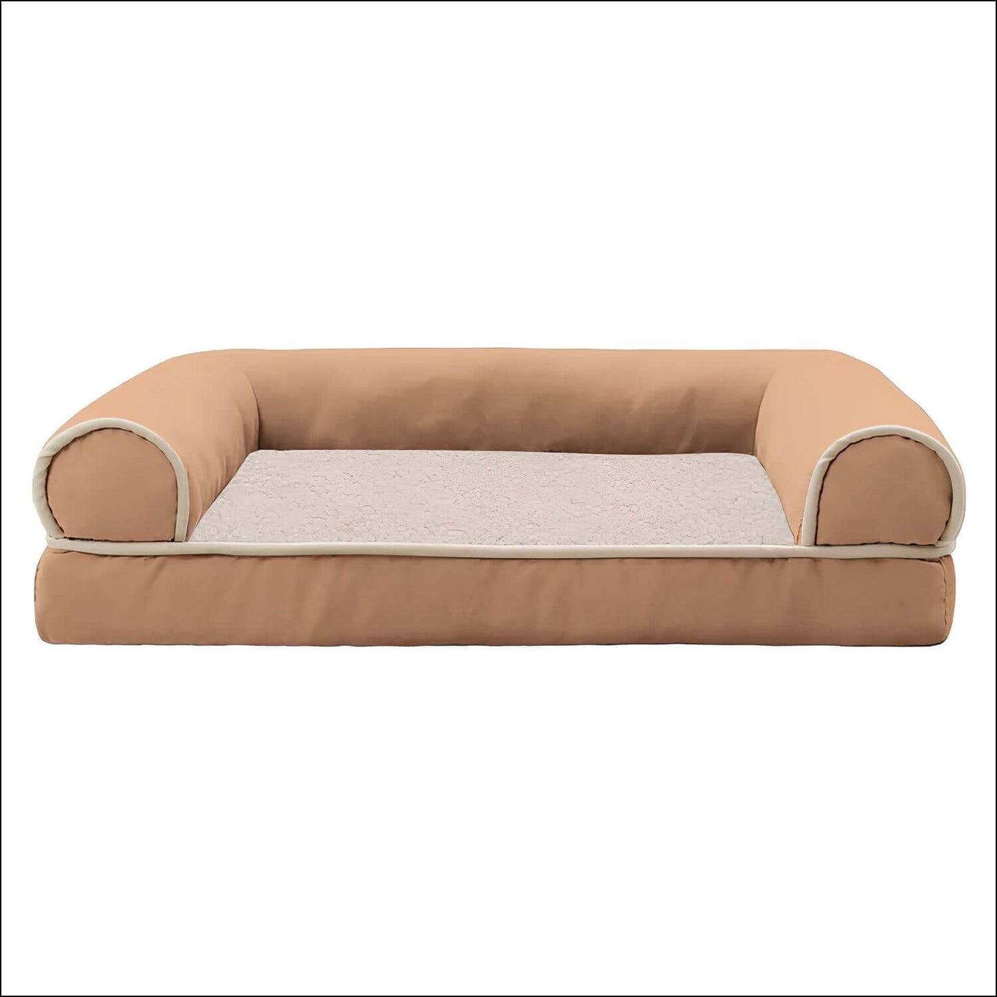 Buddy Orthopädisches Hundesofa - Komfortable Beige Hundebank