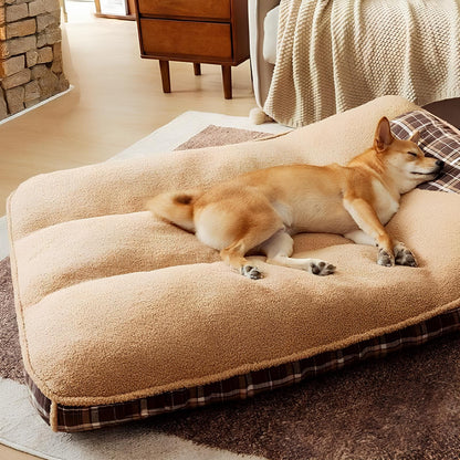 extra-large-washable-teddy-fluffy-orthopedic-rectangle-dog-bed-happyhunde