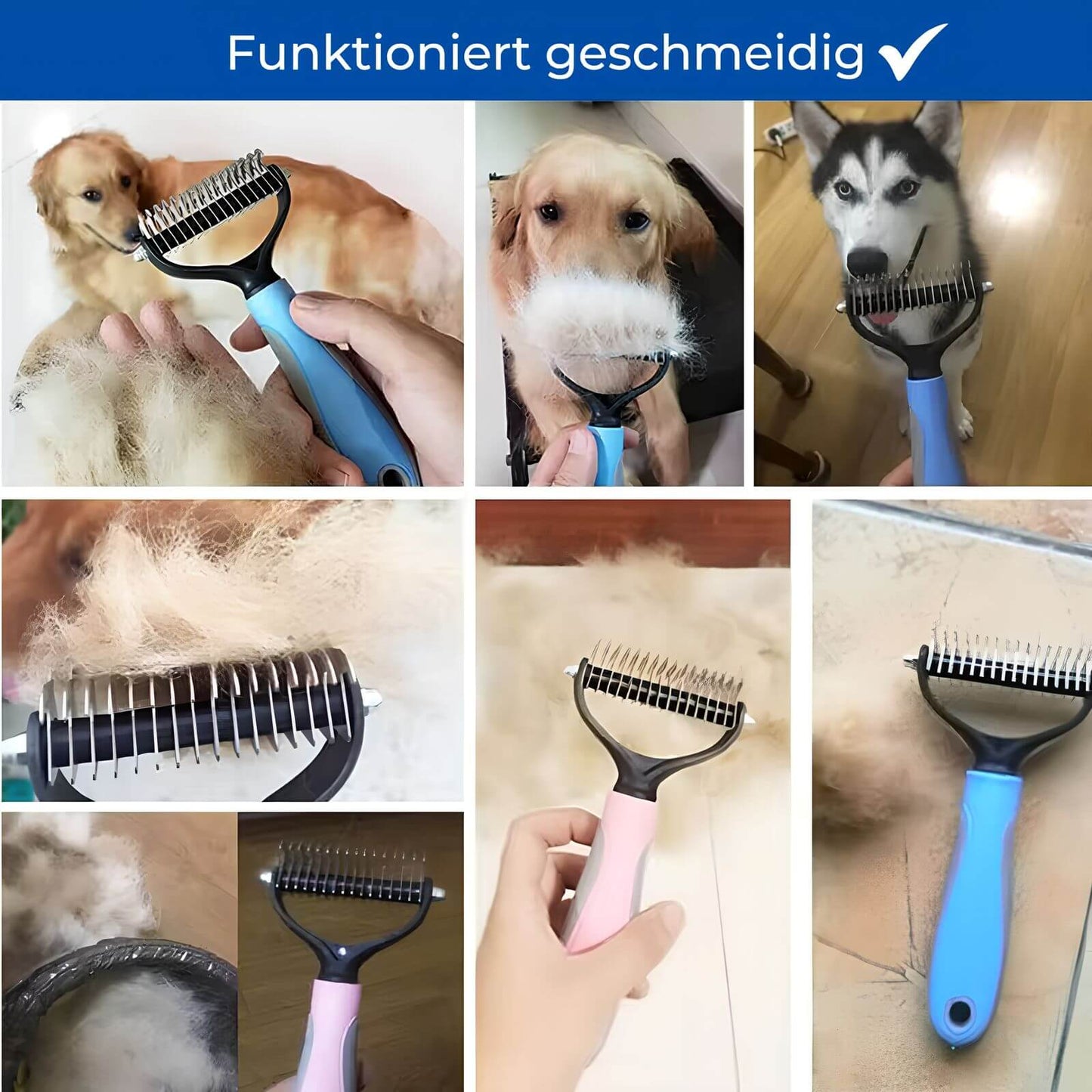 Fellpflegewerkzeug für Hunde