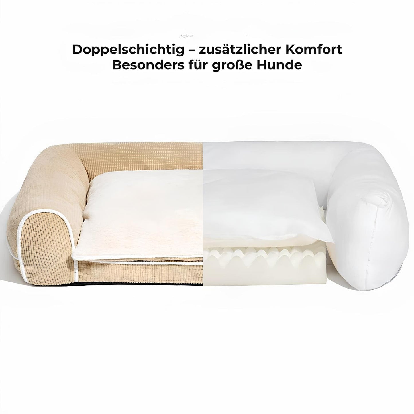 flanell-deluxe-orthopaedisches-hundebett-memory-schaum-komfort-joint-support-HappyHunde