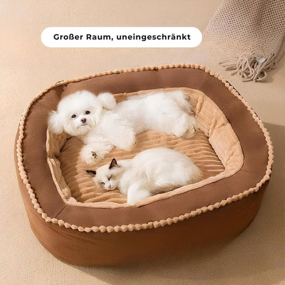 fluffynest-waschbares-haustierbett-fuer-kleine-bis-mittelgrosse-hunde-und-katzen-weiches-flanell-gemütliches-sofa-nest-waschmaschinenfest-HappyHunde