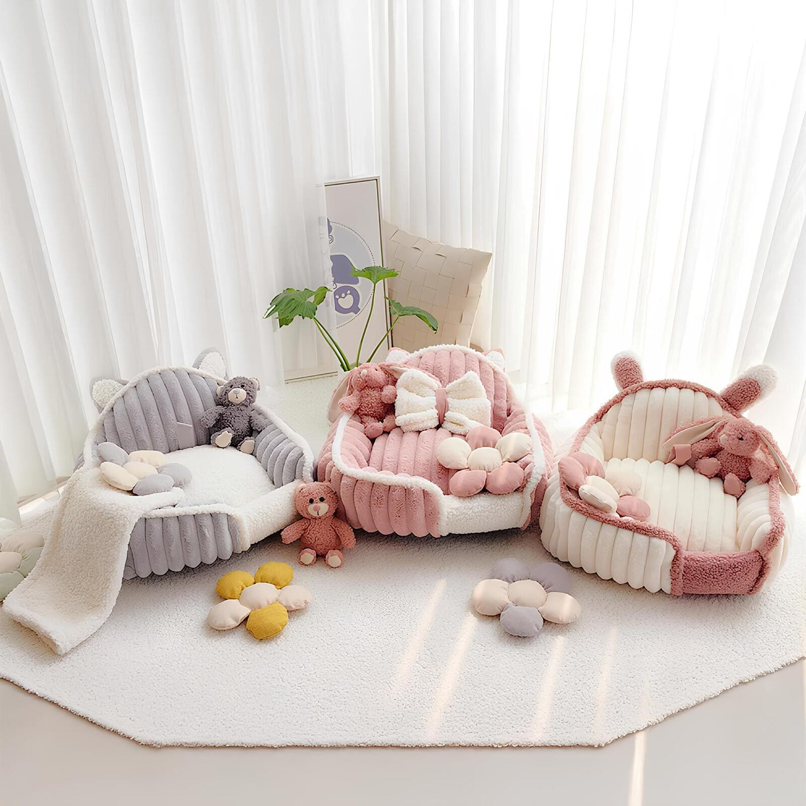 fluffysofa-bequemes-hundebett-creme-pink-waschbar-happyhunde