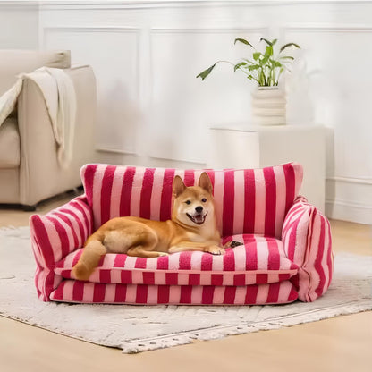 happyhunde-hundesofa-abnehmbares-hundesofa-grau-braun-pink-blau-luxuriöses-bett-für-kleine-und-mittlere-hunde