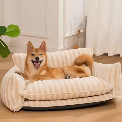 happyhunde-hundesofa-abnehmbares-hundesofa-grau-braun-pink-blau-luxuriöses-bett-für-kleine-und-mittlere-hunde