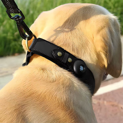 Hundehalsband mit AirTag-Halter - GPS-Tracking