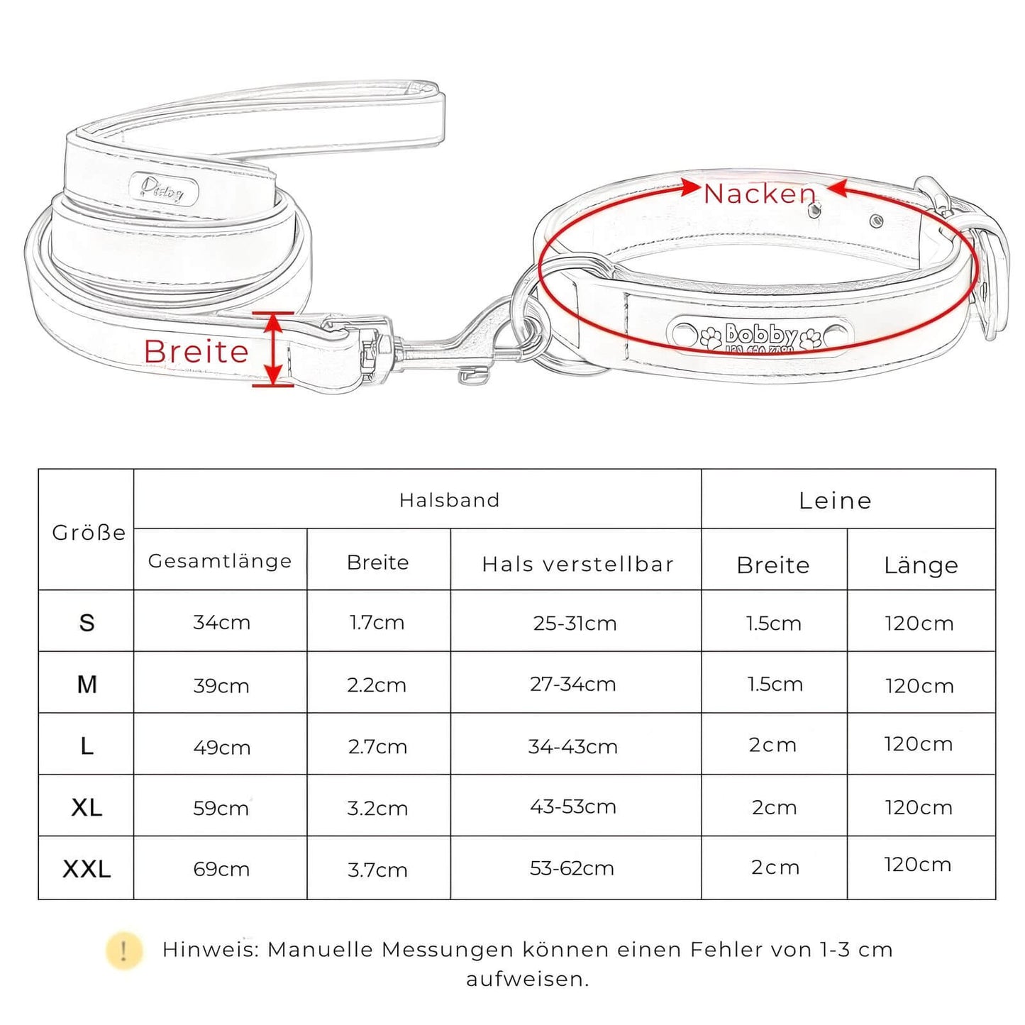 Hundehalsband - Stilvolles Haustierhalsband mit Gravur