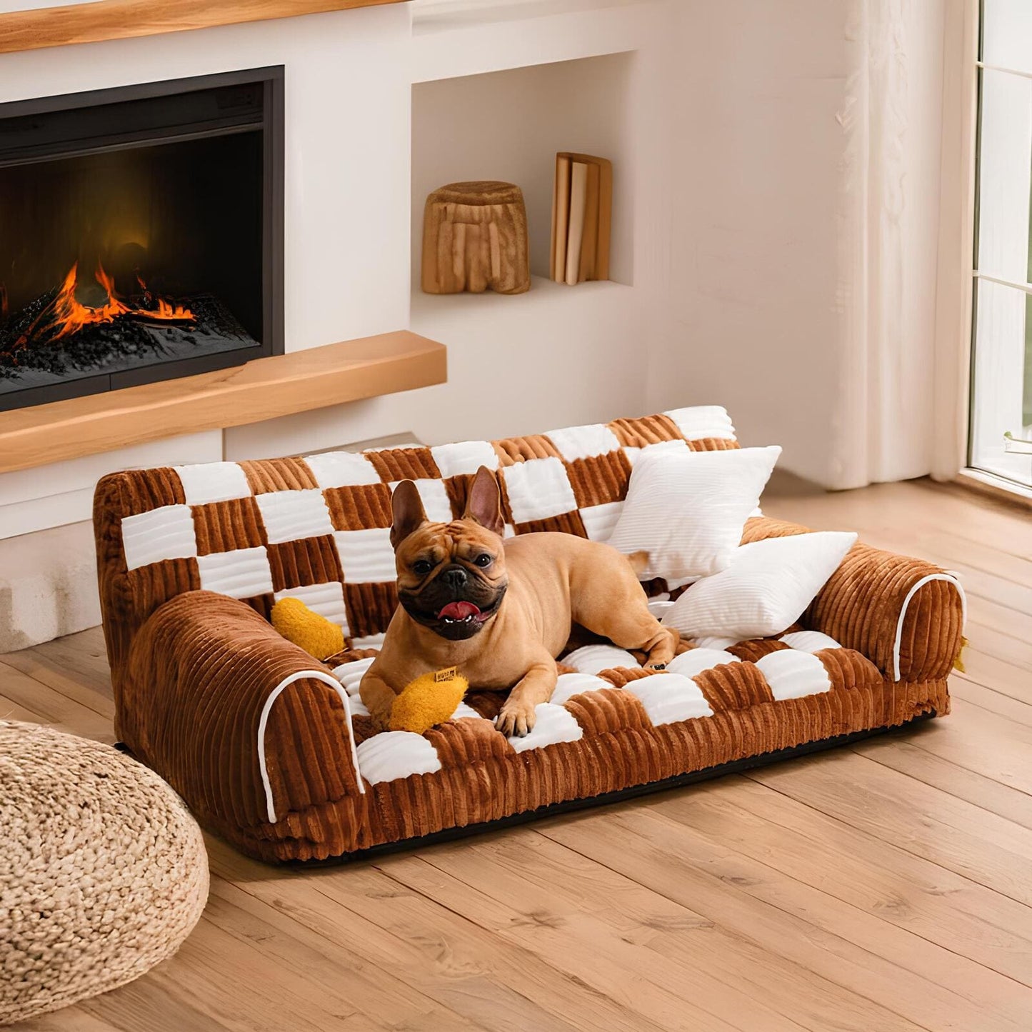 koenigsschach-orthopaedisches-hundesofa-vintage-extra-large-schachbrett-komfort-happyhunde