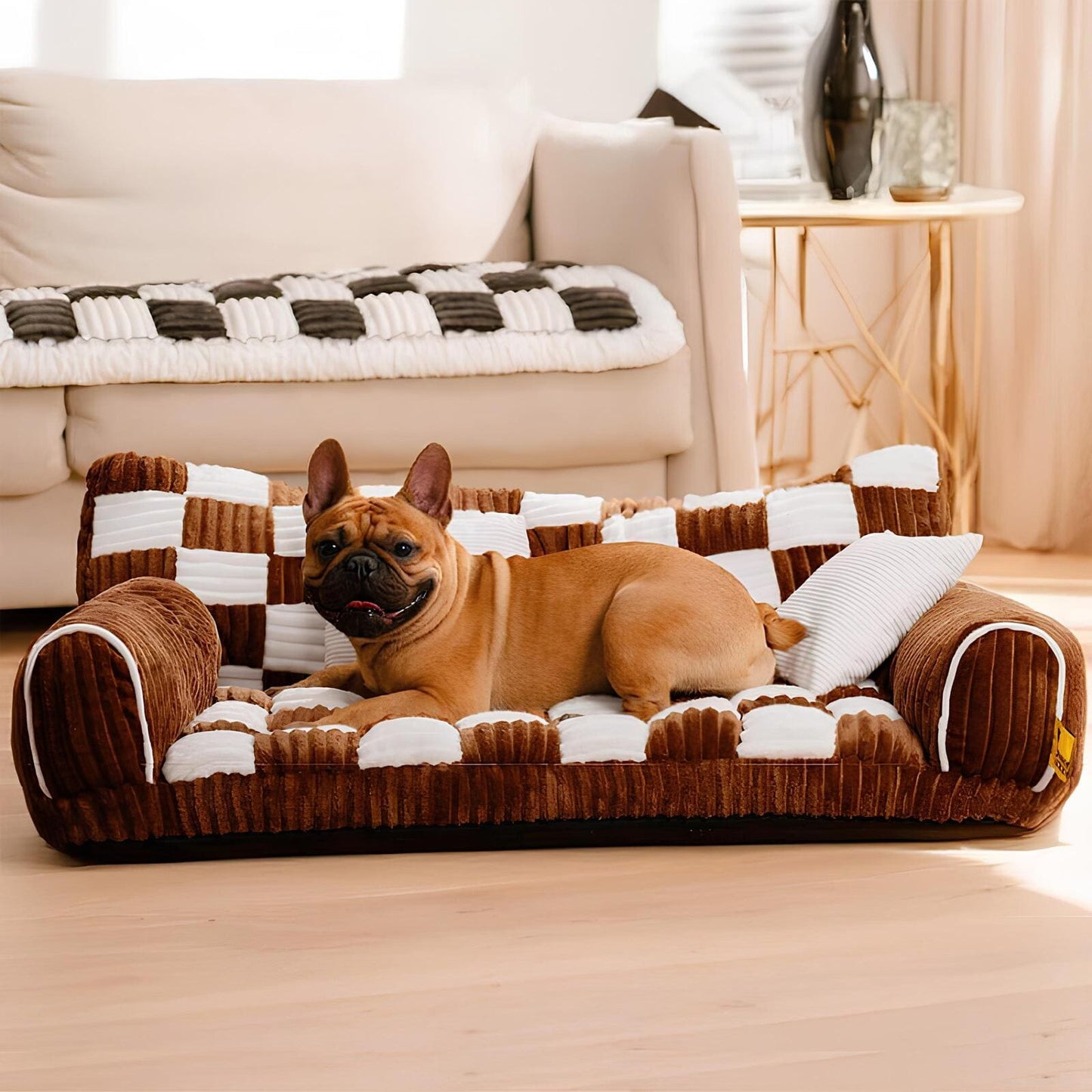 koenigsschach-orthopaedisches-hundesofa-vintage-extra-large-schachbrett-komfort-happyhunde