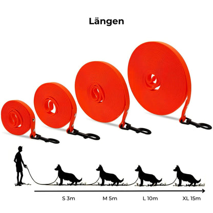 Lange Hundeleine aus PVC - Leicht zu reinigende Trainingsleine