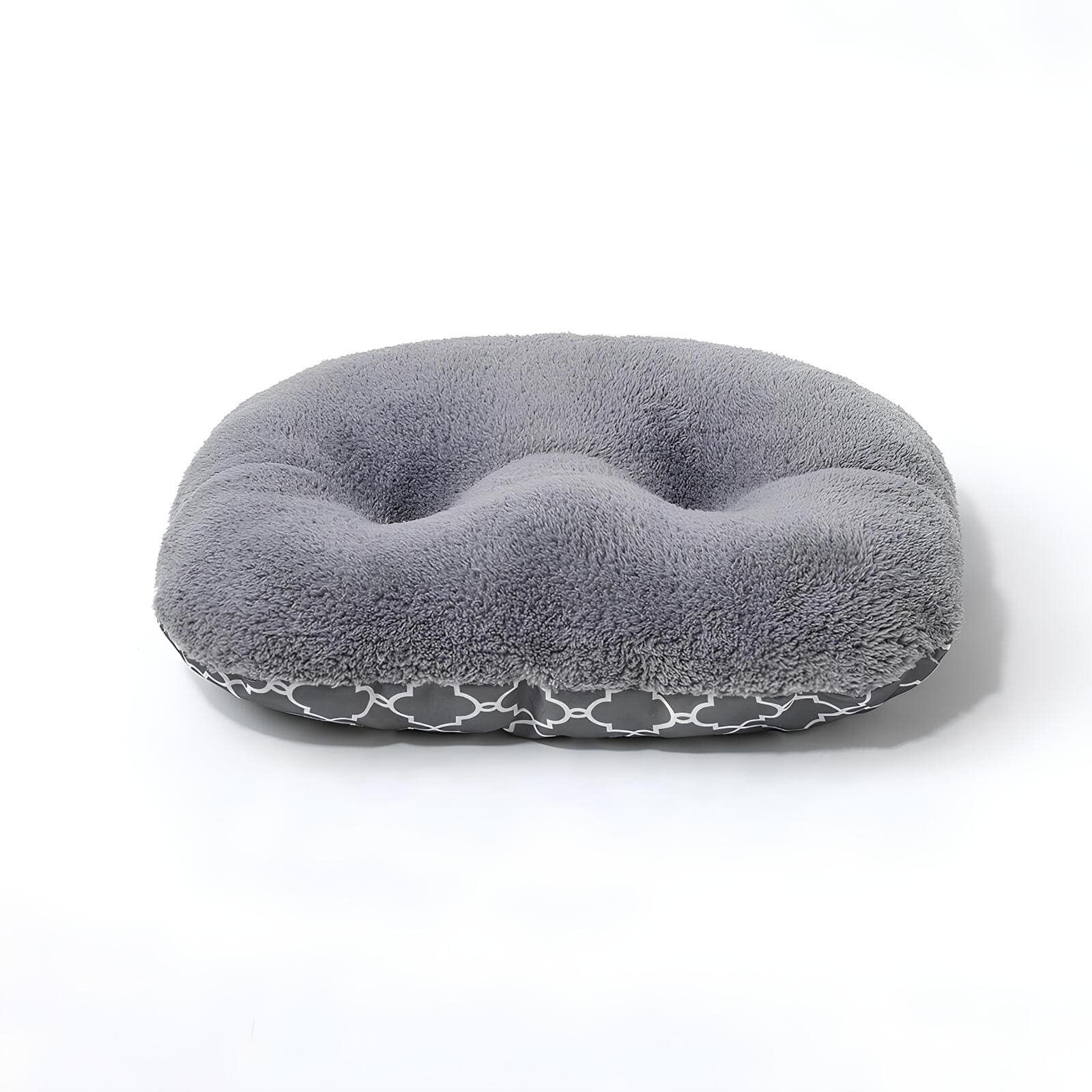 luxury-hundebett-komfortable-oase-happyhunde-grau-beige-klein-mittel-gross