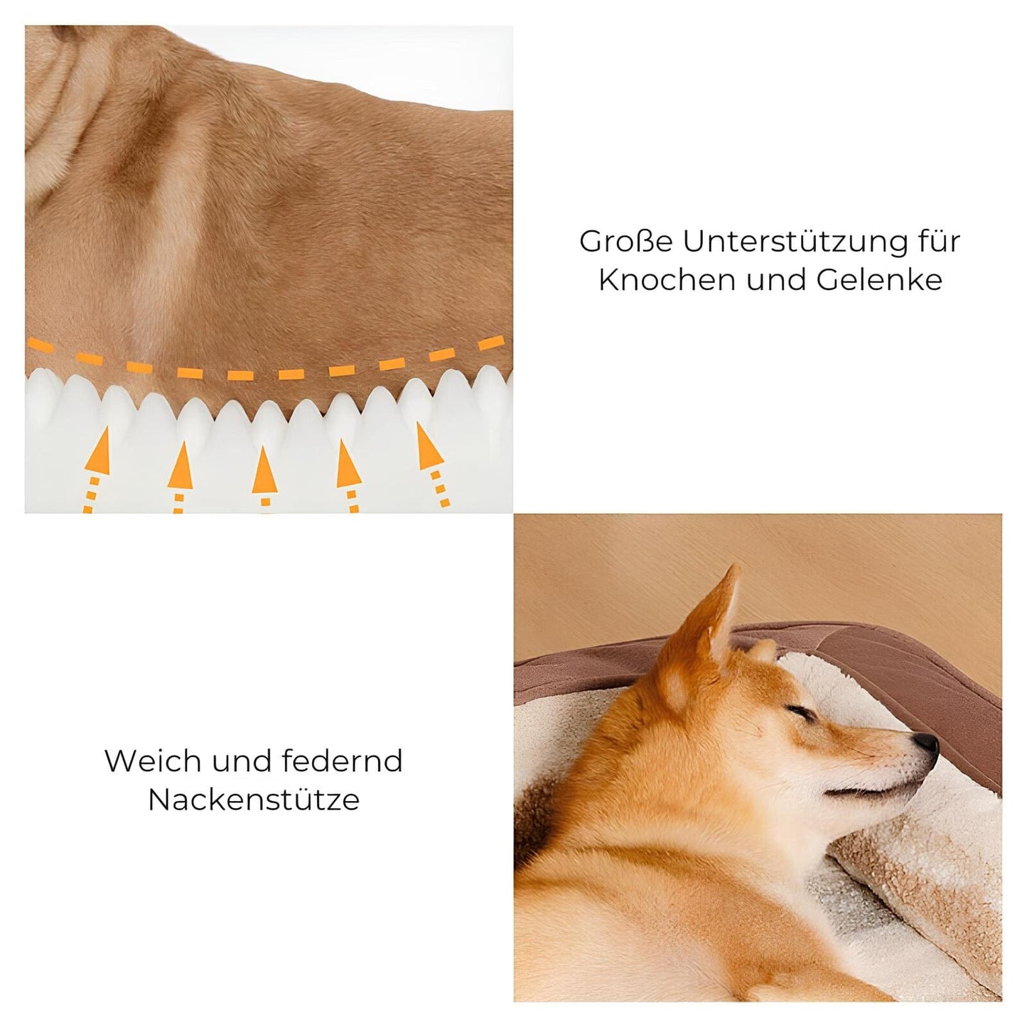 modernes-hundebett-orthopädisches-hundesofa-kunstlammfell-komfort-stil-happyhunde

