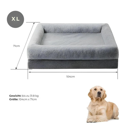 orthopaedisches-hundebett-extra-gross-waschbar-abnehmbarer-bezug-orthopaedisch-happyhunde