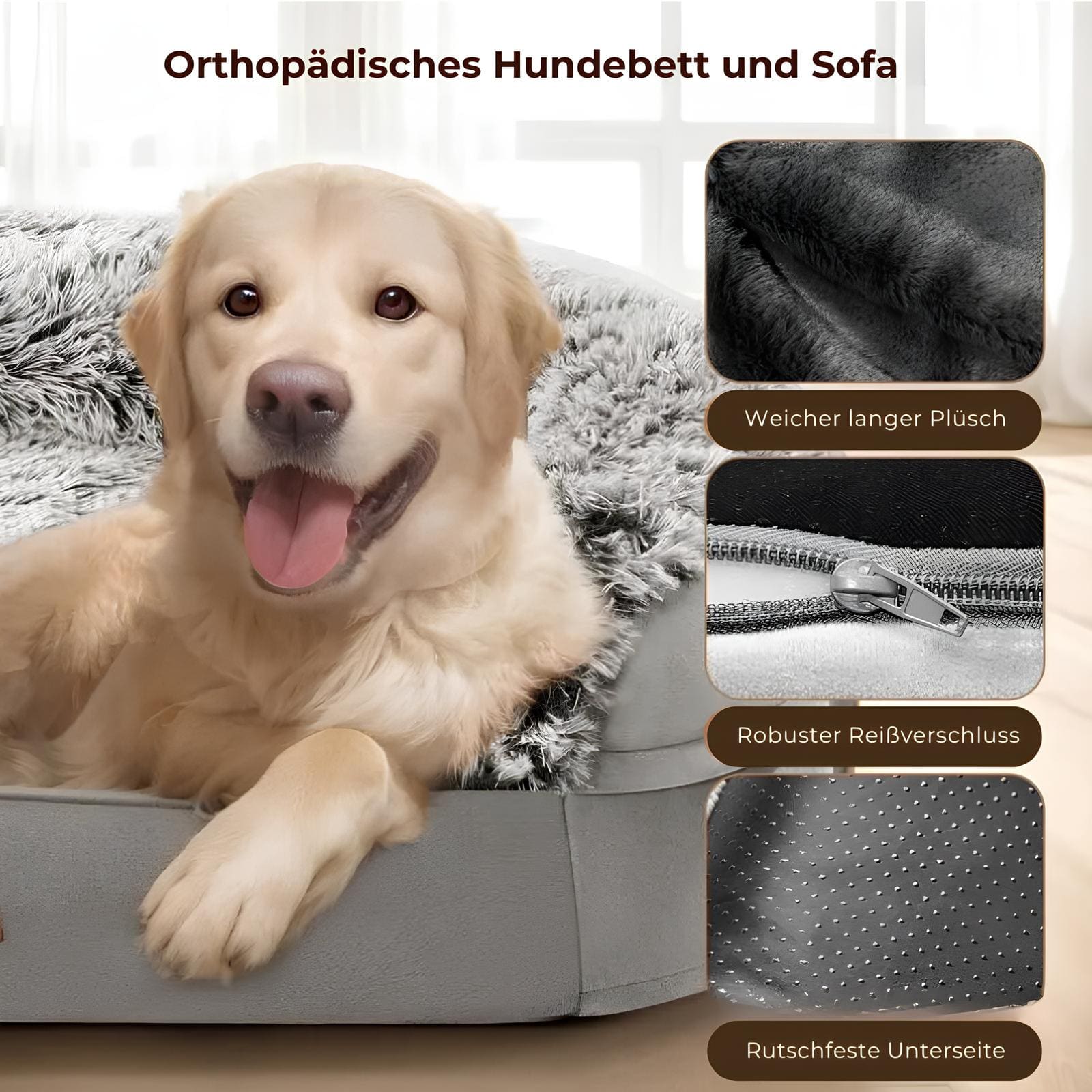 orthopaedisches-hundebett-waschbar-abnehmbarer-bezug-eierkarton-schaum-große-kleine-hunde-HappyHunde