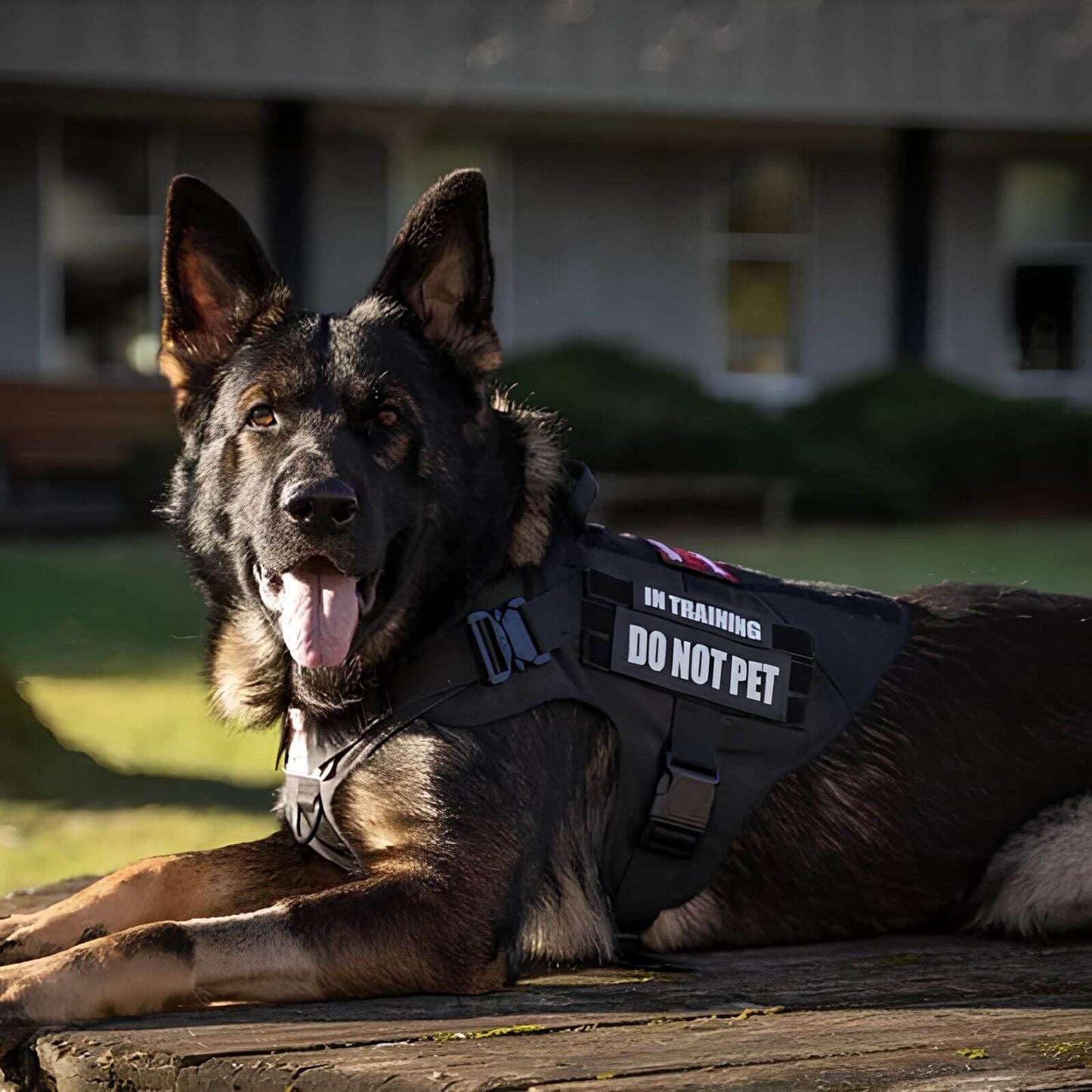 Outdoor Hundegeschirr - Taktische Weste für Hunde mit Molle-System