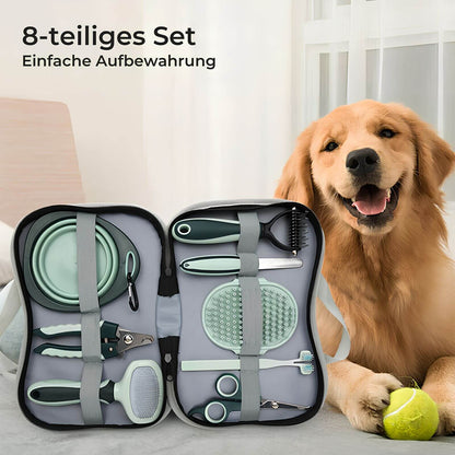 Komplettes Pflege- und Entfilzungsset - All-in-One Haustierpflege-Set