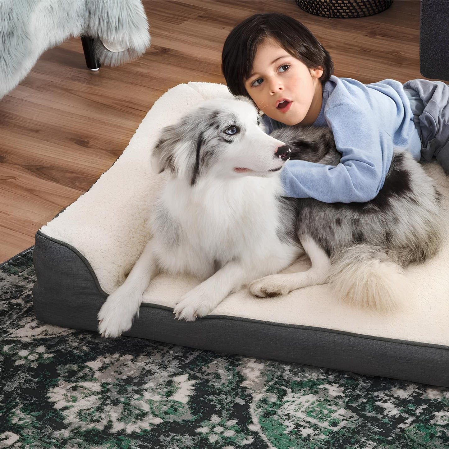 plüsch-hundesofa-memory-foam-orthopädisches-hundebett-komfortable-hundematratze-happyhunde