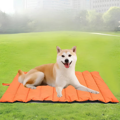 wasserdichte-hundematte-outdoor-schlafplatz-gitterdesign-reinigung-leicht-happyhunde