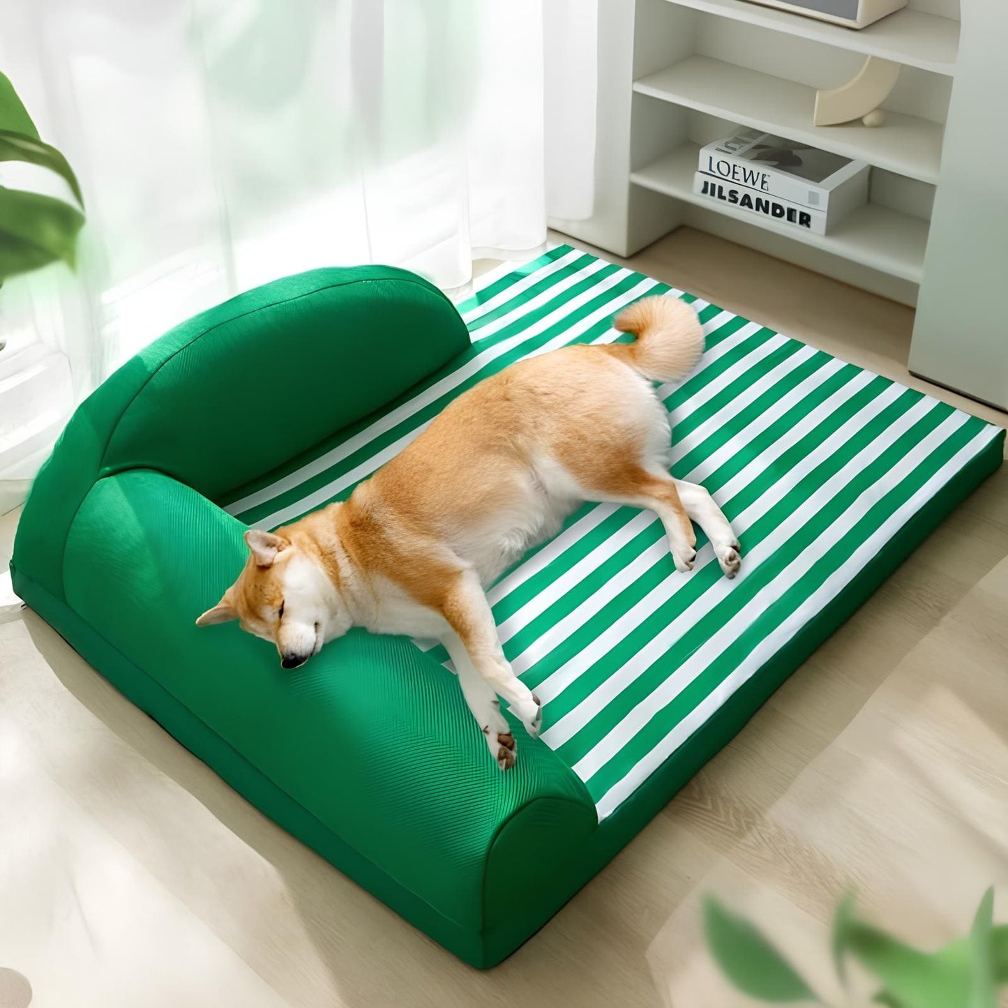 wasserdichter-gestreifter-lounger-großes-kühl-bett-happyhunde